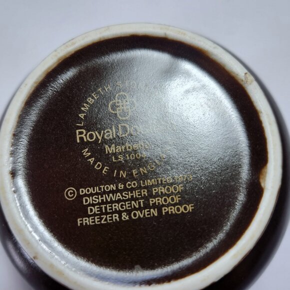 Royal Doulton Marbella Gravy Boat with Stick Handle and Underplate 2 Piece Set - Picture 5 of 10